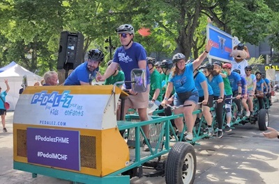 Pedal for Kids Montréal - Volunteer day at BLG