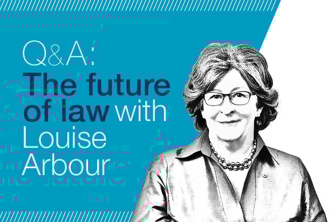 The future of law: A Q&A with Louise Arbour
