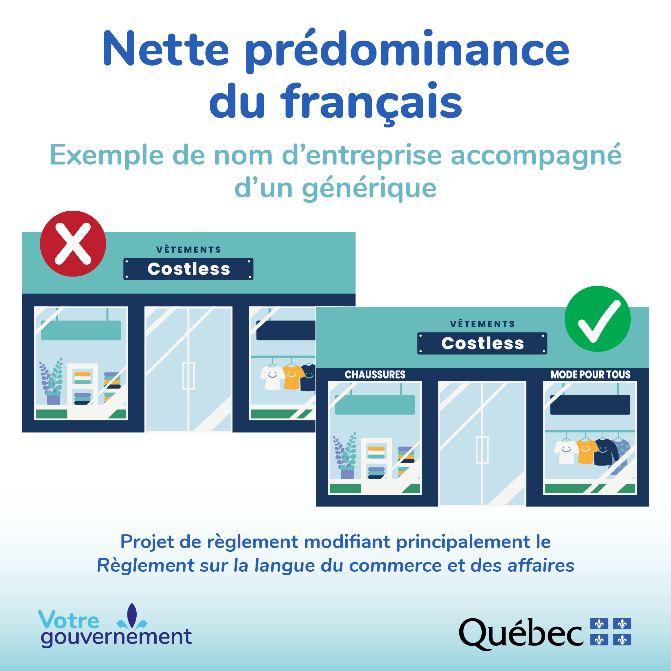 An example of regulation on public signs, posters and commercial advertising in Quebec.